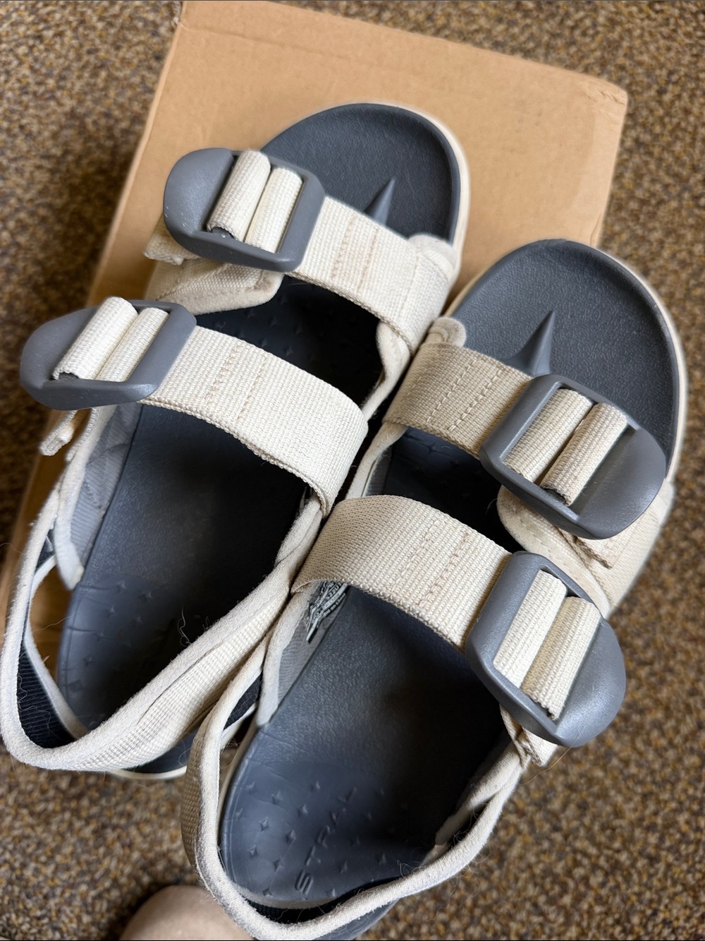 Astral Women’s Cream Strap Sandals - Picture 7 of 8
